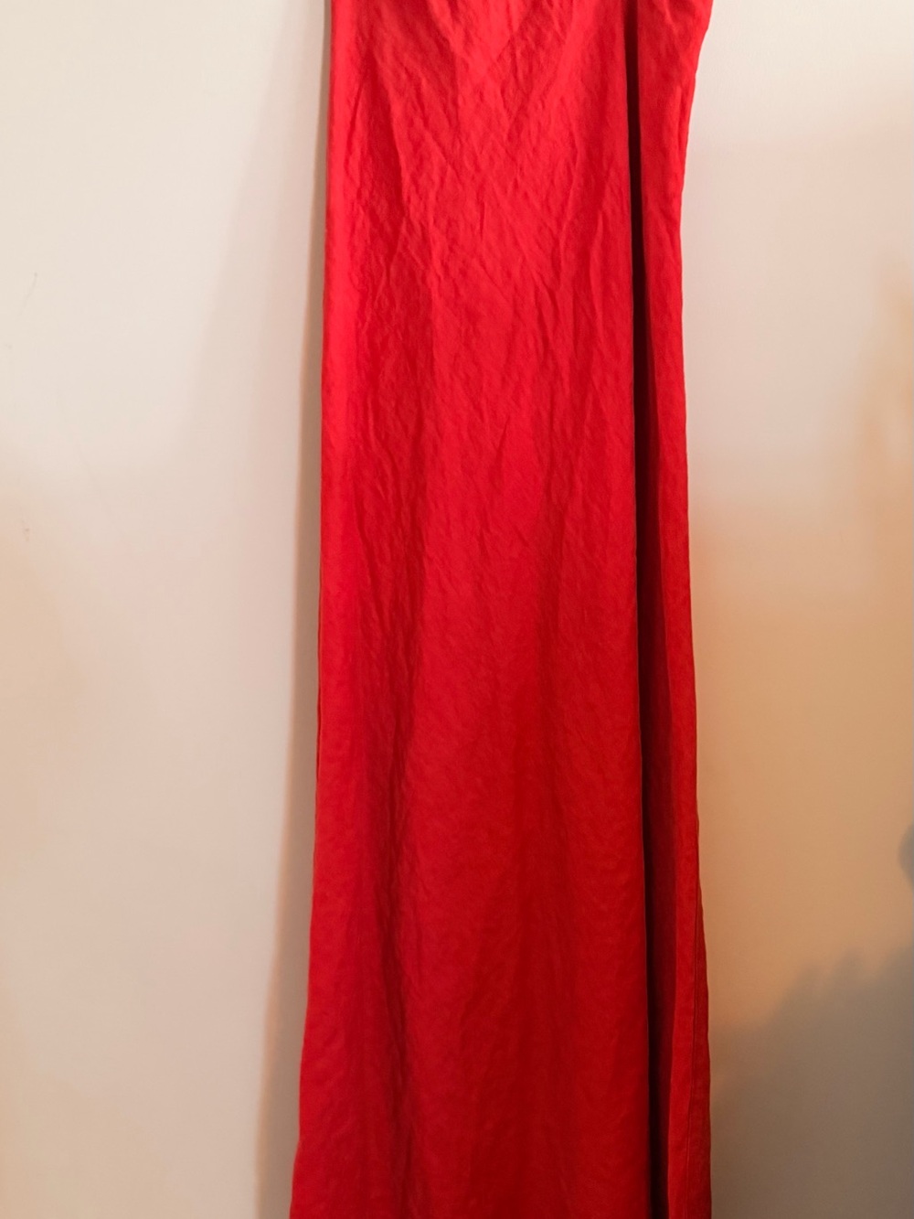 Reformation Red Maxi Skirt